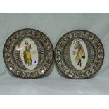 Two Royal Doulton Series Ware Plates From The "Old English Sayings" Series