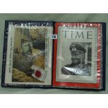 Two Albums Of Third Reich/World War Ii Interest Including Time Magazines And Extensive Compilation