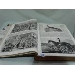 A Leather Bound Volume Of "The Illustrated London News" For January To June 1855