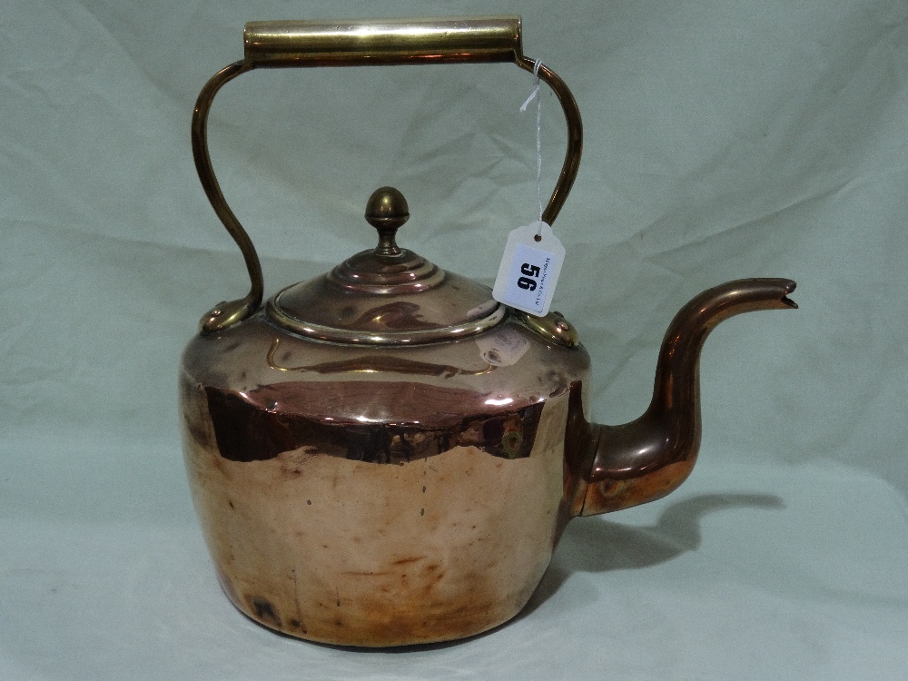 An Antique Copper Kettle