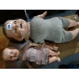 Two Early 20th Century British Manufacture Dolls