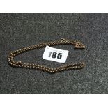 A 9 Carat Gold Chain, Approx 5 Gm