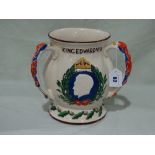 A Large Three Handled Loving Cup Souvenir To Commemorate The Coronation Of Edward Viii, May 1937