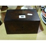 A 19th Century Oak Money Box