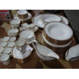 A Good Quantity Of Wedgwood Gilt Decorated Dinner Ware Retailed By T Goode & Co, London