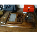 A Victorian Walnut Table Top Stereoscopic Stereo Viewer