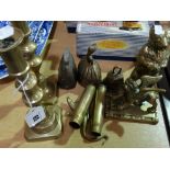 A Quantity Of Mixed Brass Ware