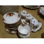 A Quantity Of Royal Albert "Old Country Roses" Pattern Tea And Breakfast Ware