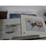 A Bundle Of Unframed Prints And Posters Including Kyffin Williams