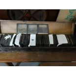 A Quantity Of Mixed Subject Magic Lantern Slides Including Welsh Language