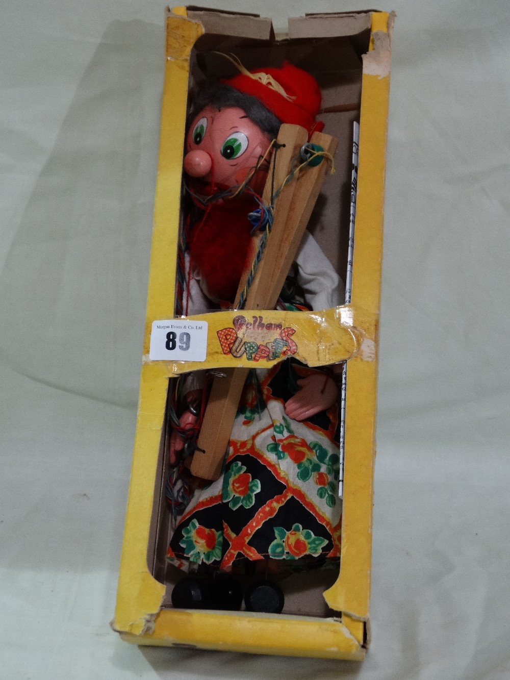 A Boxed Pelham Puppet "Old Lady"
