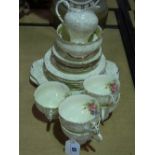 A 21 Piece Paragon China Floral Decorated Part Tea Set