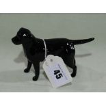 A Beswick Black Glazed Labrador