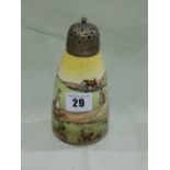 A Royal Doulton Sugar Shaker With Scene Of Women In Welsh Costume