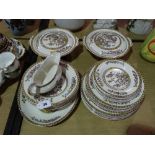 A Good Quantity Of Indian Tree Pattern Transfer Decorated Dinner Ware