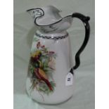 A Bird Decorated Pottery Wash Jug