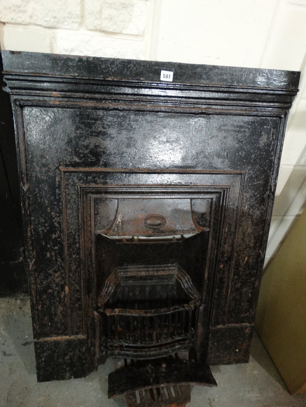 A Cast Iron Bedroom Fire Place