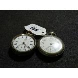 Two Plated Pocket Watches