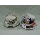 A Quantity Of Gaudy Welsh Pottery Tea Ware Etc