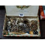 A Box Of Costume Jewellery