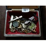 A Small Box Of Costume Jewellery