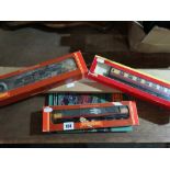 Three Boxed Hornby Railways Engines And Coaches Etc