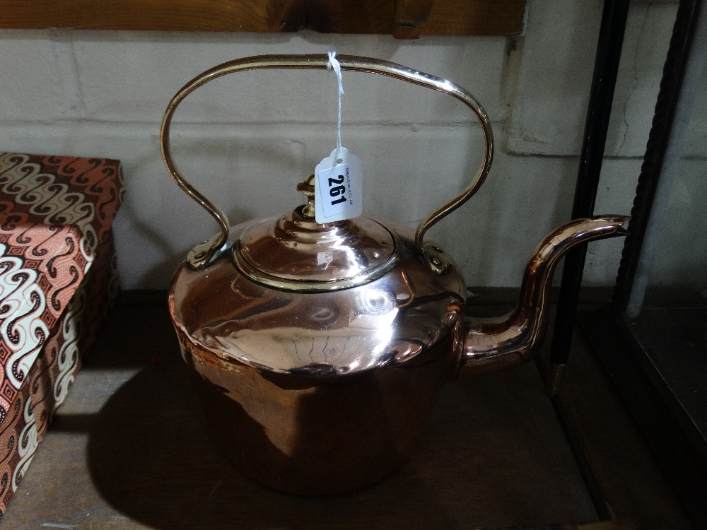 An Antique Copper Kettle