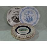 A Parcel Of Six Circular Commemorative Plates Relating To Bermuda