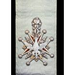 *Kingdom of Poland, Order of the White Eagle, a magnificent and large type 1 set of insignia