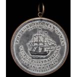 *Alexander Davison’s(?) medal for the Battle of Trafalgar, 1805, in white metal, by Thomas Halliday,