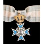 *Germany, Bavaria, Order of Theresa, badge for a Lady of Honour, in gold and enamels, the central