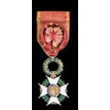 *Spain, Military Order of St Ferdinand, Officer’s Cross in gold and enamels, with French marks on