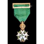 *Brazil, Empire, Order of S. Benedict of Aviz, Knight’s breast badge, in gold and enamels, mid-