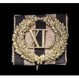 *Russia, Badge of Excellence for 40 Years Faultless Service, in silver-gilt, by Albert Keibel, St