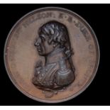 *Matthew Boulton’s medal for the Battle of Trafalgar, 1805, specimen in copper, by C.H. Küchler,