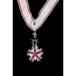 *Bulgaria, Socialist Republic, Order of the Star Planina, Military Division, Second Class neck