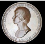 *Death of Nelson, 1805, bronze medal, by Thomas Webb, bare head of Nelson left, rev., Bellona