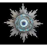 *China, Order of the Double Dragon, type 2, Second Class, Second Grade breast star, in silver,