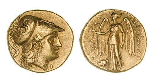 *Kings of Macedon, Alexander III, the Great (336-323 BC), gold stater, Mesembria, c. 250-170 BC,