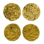 Sa‘adian Sharifs of Morocco, Abu’l-‘Abbas Ahmad II (986-1012h), dinars (2), Madinat Fas 991h?,