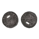 *Kings of Wessex, Aethelred I (865/66-871), Lunettes type penny, Canterbury, moneyer Dunn, bust