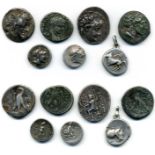 Greek silver, comprising Seleucid tetradrachm of Alexander II, Cappadocian drachms of Ariarathes