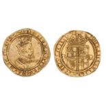 *James I (1603-25), Second coinage (1604-19), double-crown, m.m. bell, Fourth bust right, 4.82g (