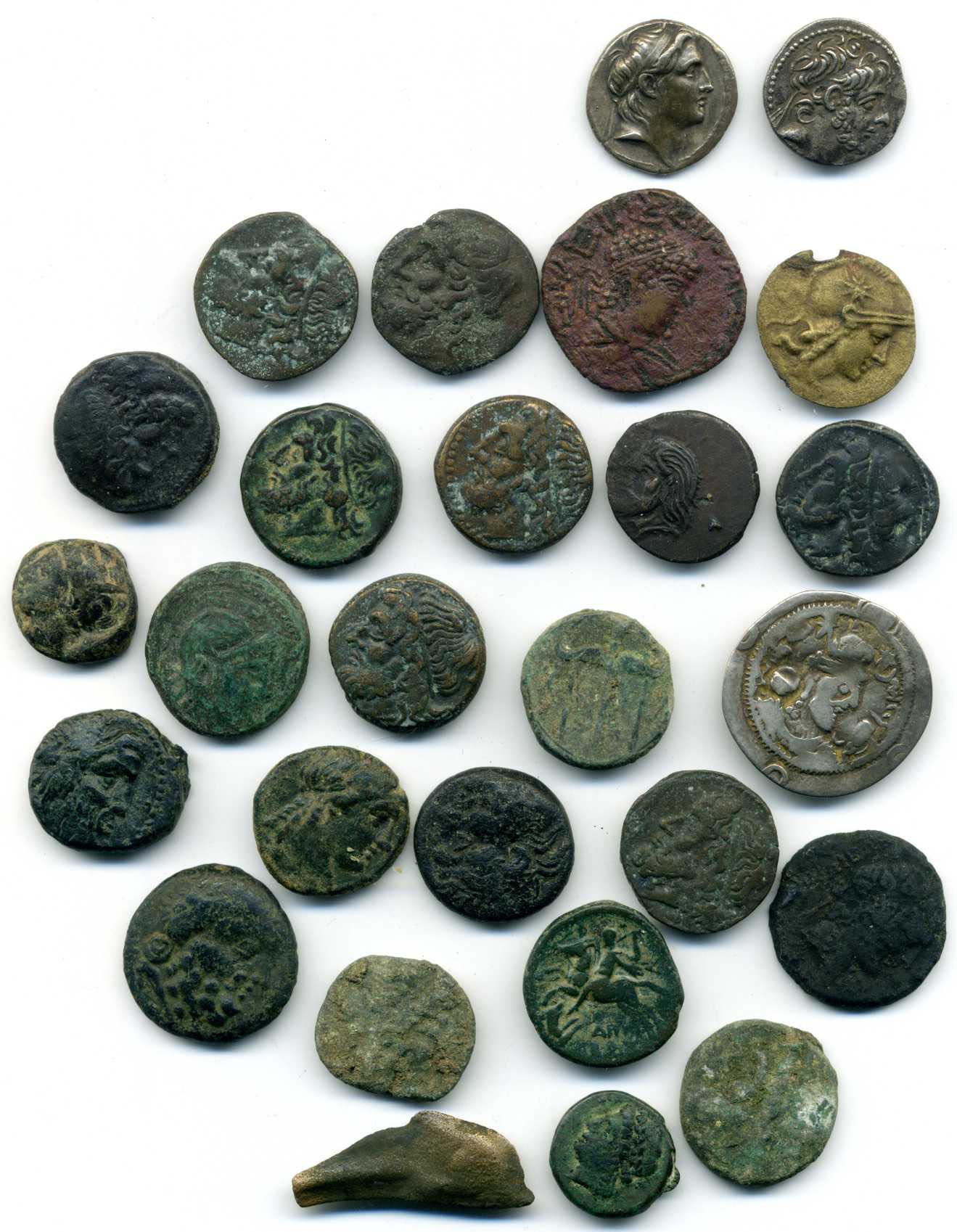 Miscellaneous, Seleucid drachms of Demetrius I (SMA 115) and Antiochus IX, 3rd reign (SMA 404), very