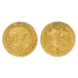 *Italy, Carmagnola, Ludovico II di Saluzzo (1475-1504) and Margarita de Foix, 10 scudi d’oro,