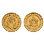 g *George III, third-guinea, 1801, laureate head right, rev., large crown over date (S. 3739), minor