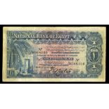 *Egypt, National Bank, 1 pound, Cairo, 2 August 1919, signed Rowlatt (Pick 12a), very good to fine