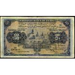 *Egypt, 50 pounds, 2 May 1945, signed by Nixon (Pick 15c), minor holes and marginal tears from wear,