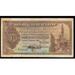 *Egypt, National Bank, 10 pounds, Cairo, 5 Jan. 1918, signed by Rowlatt (Pick 14), repairs to