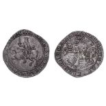*Charles I, Exeter mint, crown, 1645, m.m. castle, 29.06g (N. 2561; S. 3062; SCBI Brooker 1041-